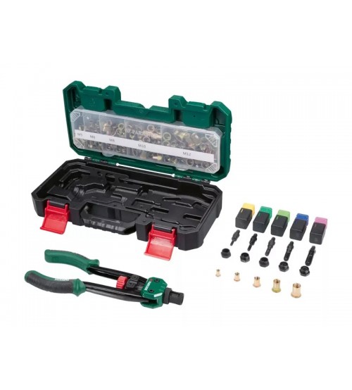 Parkside Rivet Nut Tool with Accessories, Инструмент за нитова гайка